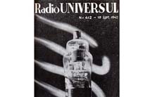 Coperta revistei Radio Universu (septembrie 1942)