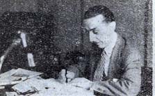 Dem Teodorescu, directorul emisiunii Radiojurnal (1943)