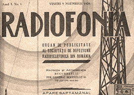 foto - prima revistă a Radiodifuziunii Române