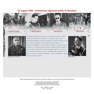 23 august 1944 - Schimbarea regimului politic în România