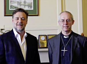Russell Crowe a discutat cu Arhiepiscopul de Canterbury despre credin i spiritualitate