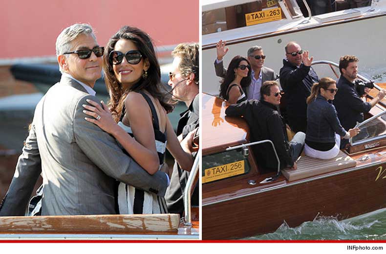Invitaii cu meniunea 'No selfie' pentru nunta lui George Clooney