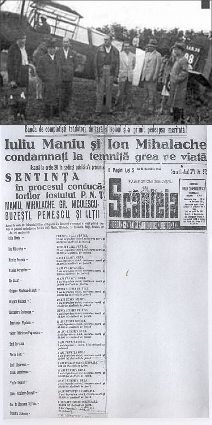 5 februarie 2013 - 60 de ani de la moartea lui IULIU MANIU, 50 de ani de la moartea lui ION MIHALACHE
