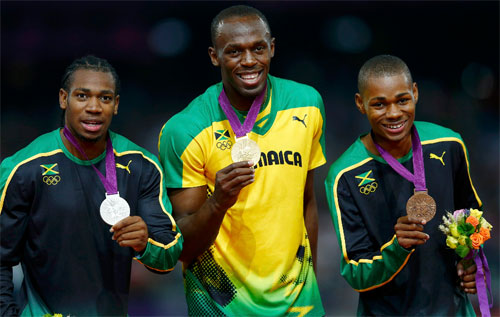 JO 2012: Atleii din Jamaica au obinut toate medaliile n finala masculin de 200 de metri