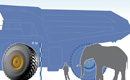 Goodyear a construit o anvelopă de dimensiunile unui elefant