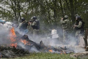 Martorii anun lupte la periferia oraului Mariupol