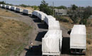 Peste 100 de camioane Kamaz cu ajutor umanitar rusesc la bord au ajuns la Luhansk