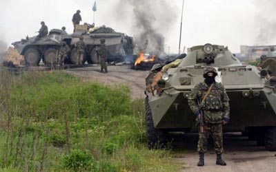 Luptele continu la Donbas, teroritii rui trag n continuare focuri de arm n forele ucrainene