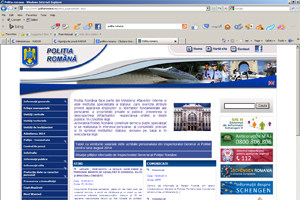 Site-ul Poliiei Romne a fost spart de hackeri