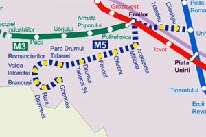 Bani europeni pentru linia 5 de metrou din Bucureti