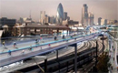 Skycycle: Londra se pregăteşte să construiască piste suspendate pentru biciclişti