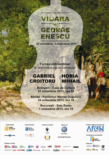 Vioara lui George Enescu, din nou la drum, prin Romnia