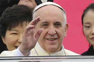 Papa Francisc a beatificat la Seul 124 de coreeni ucii din cauza credinei lor