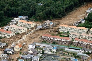 Continu operaiunile de recuperare dup alunecrile de teren din Hiroshima, Japonia
