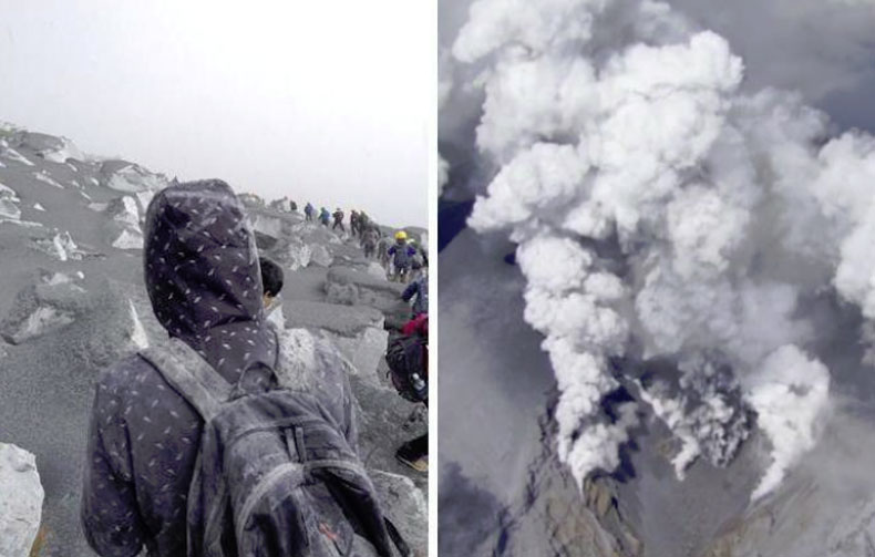 Erupia neateptat a unui vulcan din Japonia a fcut victime