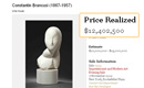 New York: `Muza` lui Brâncuşi - vândută pentru 12,4 milioane de dolari, în urma unei licitaţii