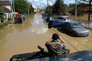 Inundaiile amenin din nou Slovenia, Croaia i Bosnia-Heregovina