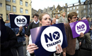 Scoţia a votat în favoarea menţinerii în Regatul Unit
