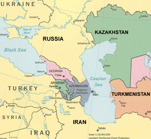 Rusia susine realizarea unei centuri feroviare n jurul Mrii Caspice